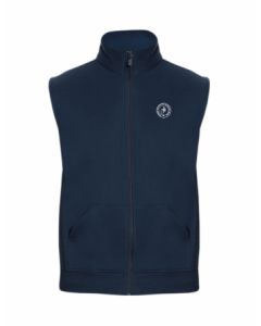 NLIU Crest Sleeveless Zipper Jacket